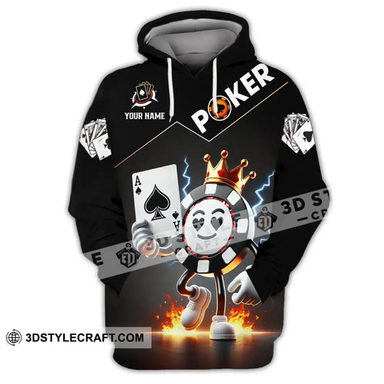 Unisex Shirt - Custom Text Shirt Poker style option 2