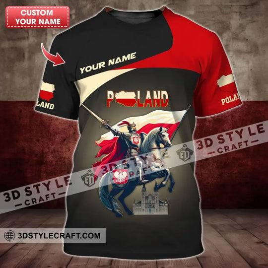 Unisex Shirt - Custom Text Shirt Poland style option 1