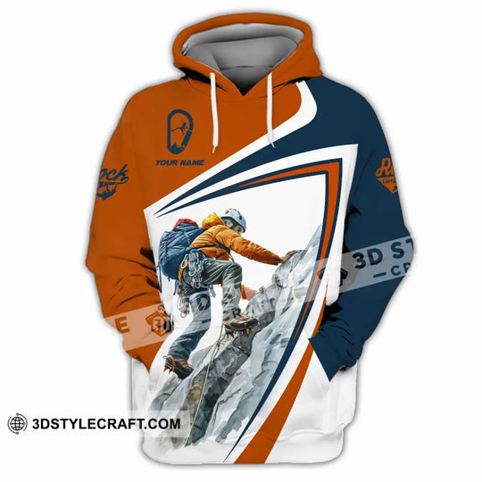 Unisex Shirt - Custom Text Shirt, Rock Climb style option 4