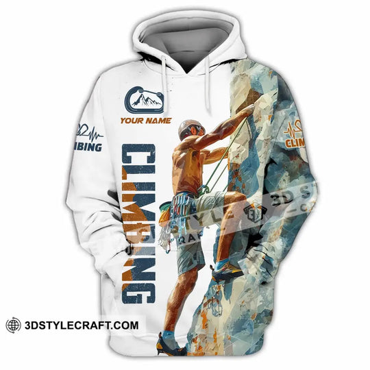 Unisex Shirt - Custom Text Shirt, Rock Climbing style option 4