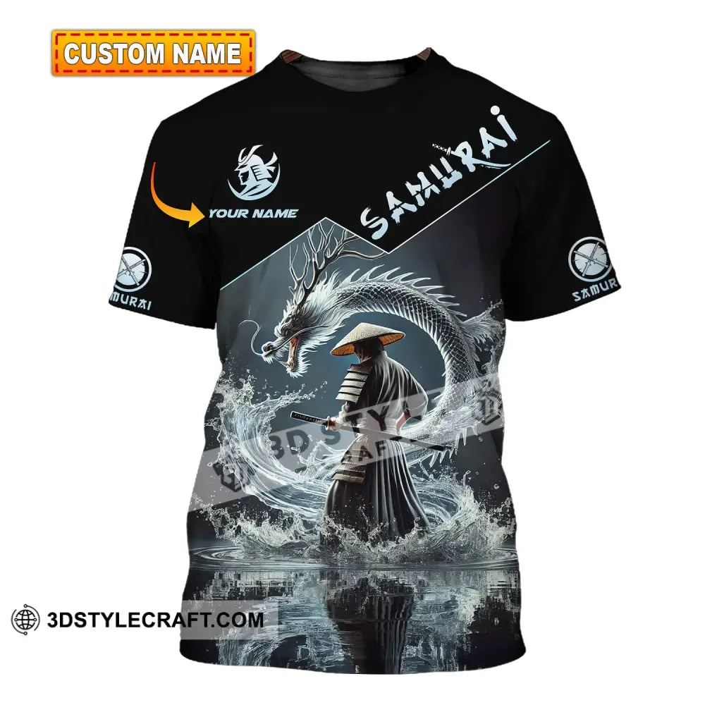 Unisex Shirt - Custom Text Samuarai T-Shirt