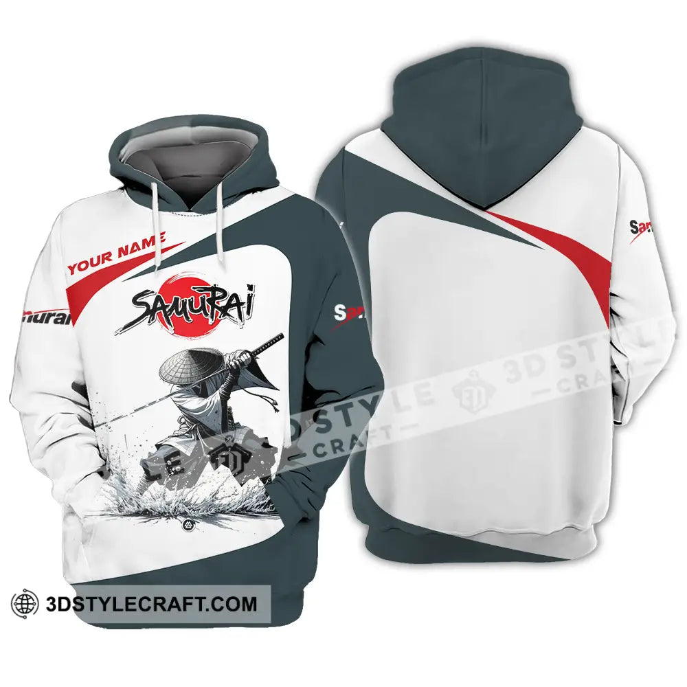Unisex Shirt - Custom Text Samurai Hoodie / S T-Shirt