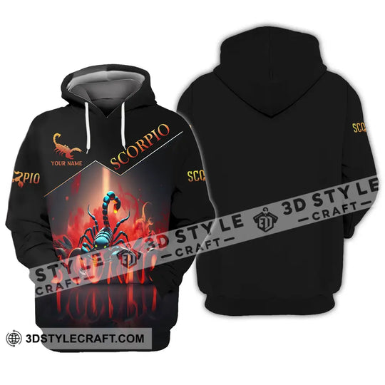 Unisex Shirt - Custom Text Shirt Scorpio style option 3