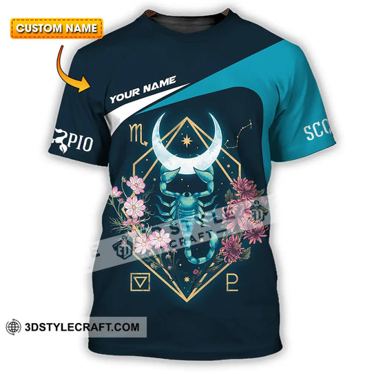 Unisex Shirt - Custom Text Shirt Scorpio style option 1