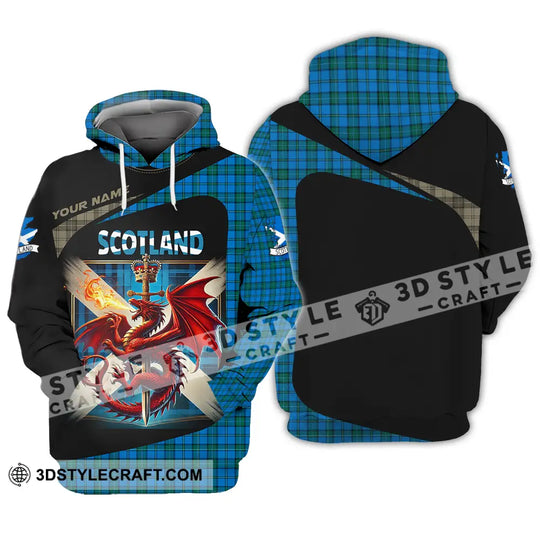 Unisex Shirt - Custom Text Shirt, Scotland Shirt style option 3
