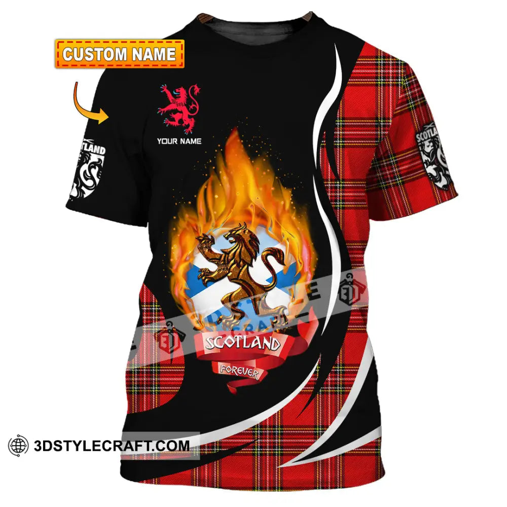 Unisex Shirt - Custom Text Shirt Scotland Shirt T-shirt