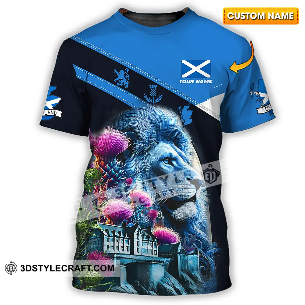 Unisex Shirt - Custom Text Shirt Scotland Shirt T-shirt