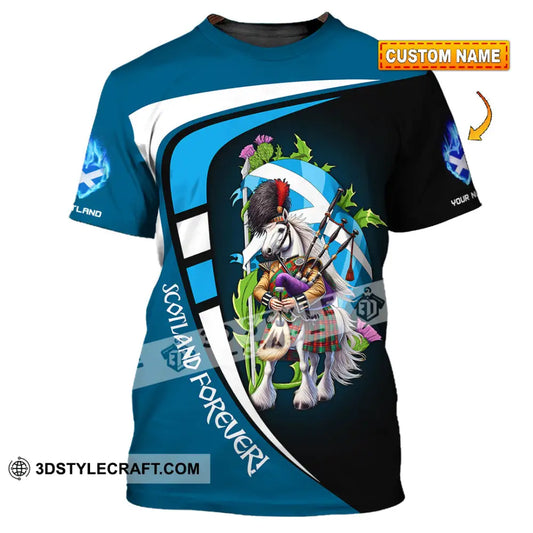 Unisex Shirt - Custom Text Shirt Scotland Shirt T-shirt