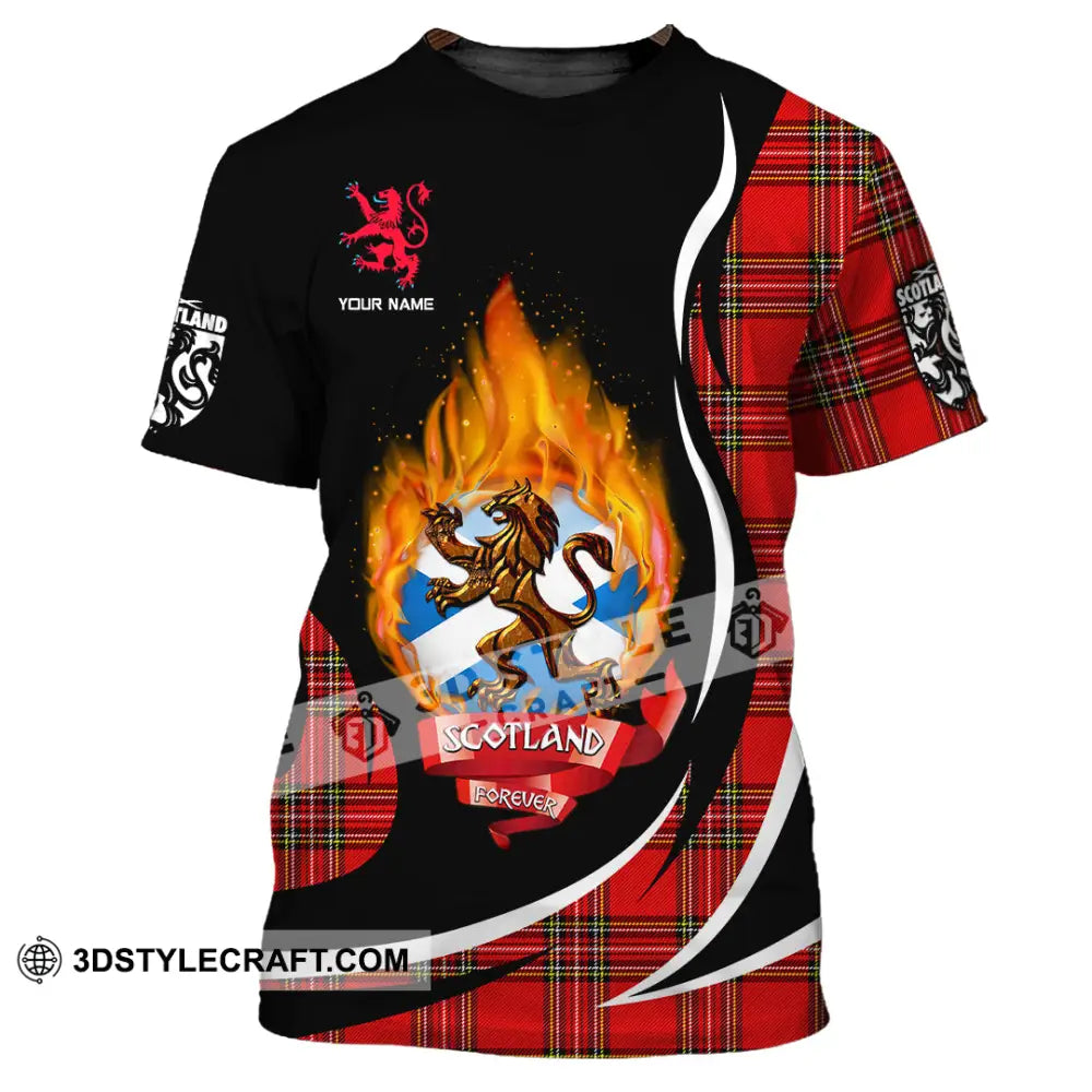 Unisex Shirt - Custom Text Shirt Scotland Shirt T-Shirt / S T-shirt