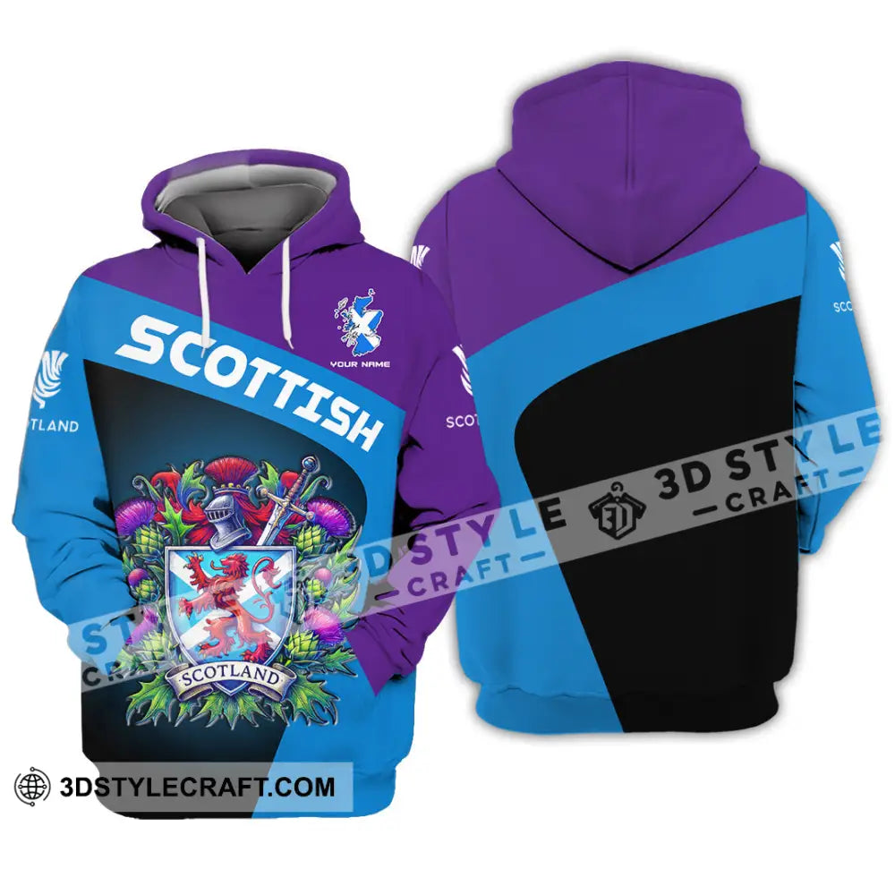 Unisex Shirt - Custom Text Shirt Scottish Shirt Hoodie / S T-shirt