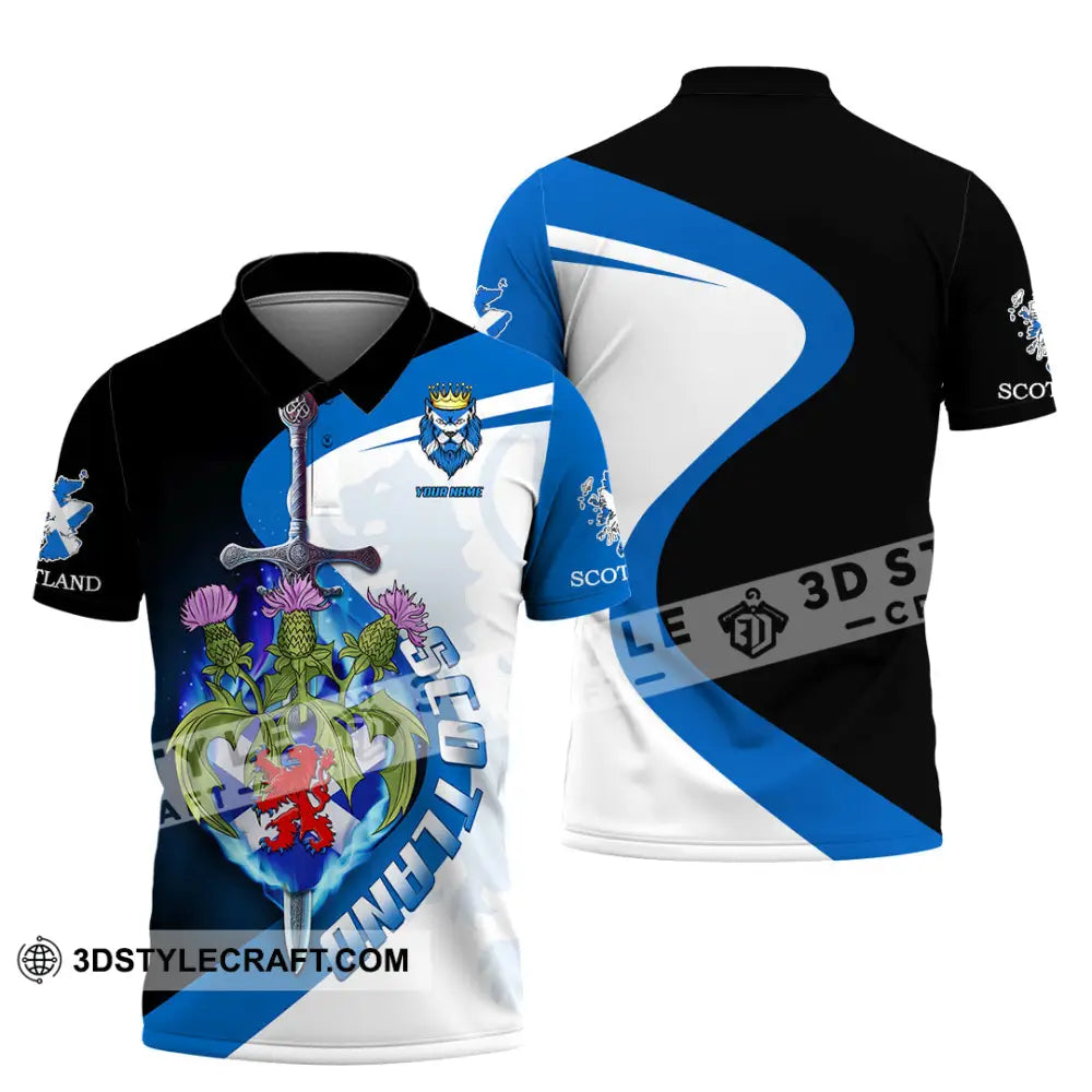 Unisex Shirt - Custom Text Shirt Scottish Shirt Polo Shirt / S T-shirt