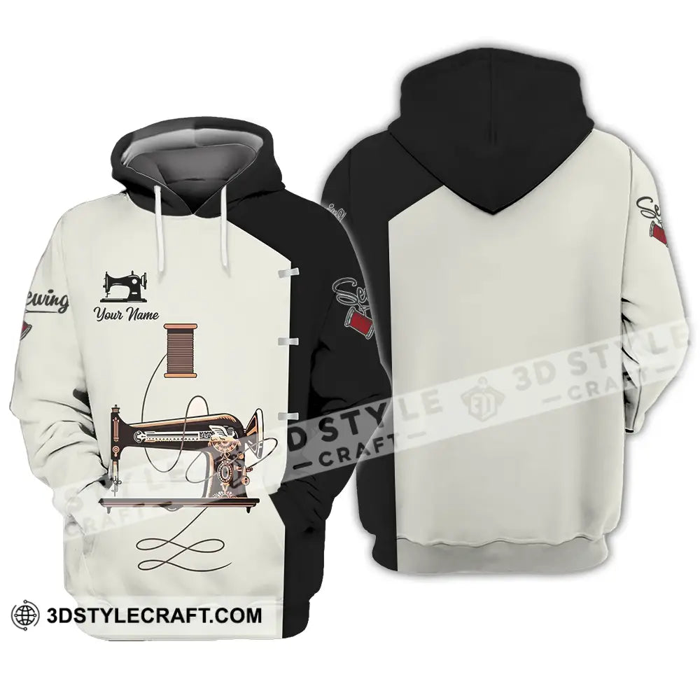 Unisex Shirt - Custom Text Shirt Sewing Shirt Hoodie / S T-shirt