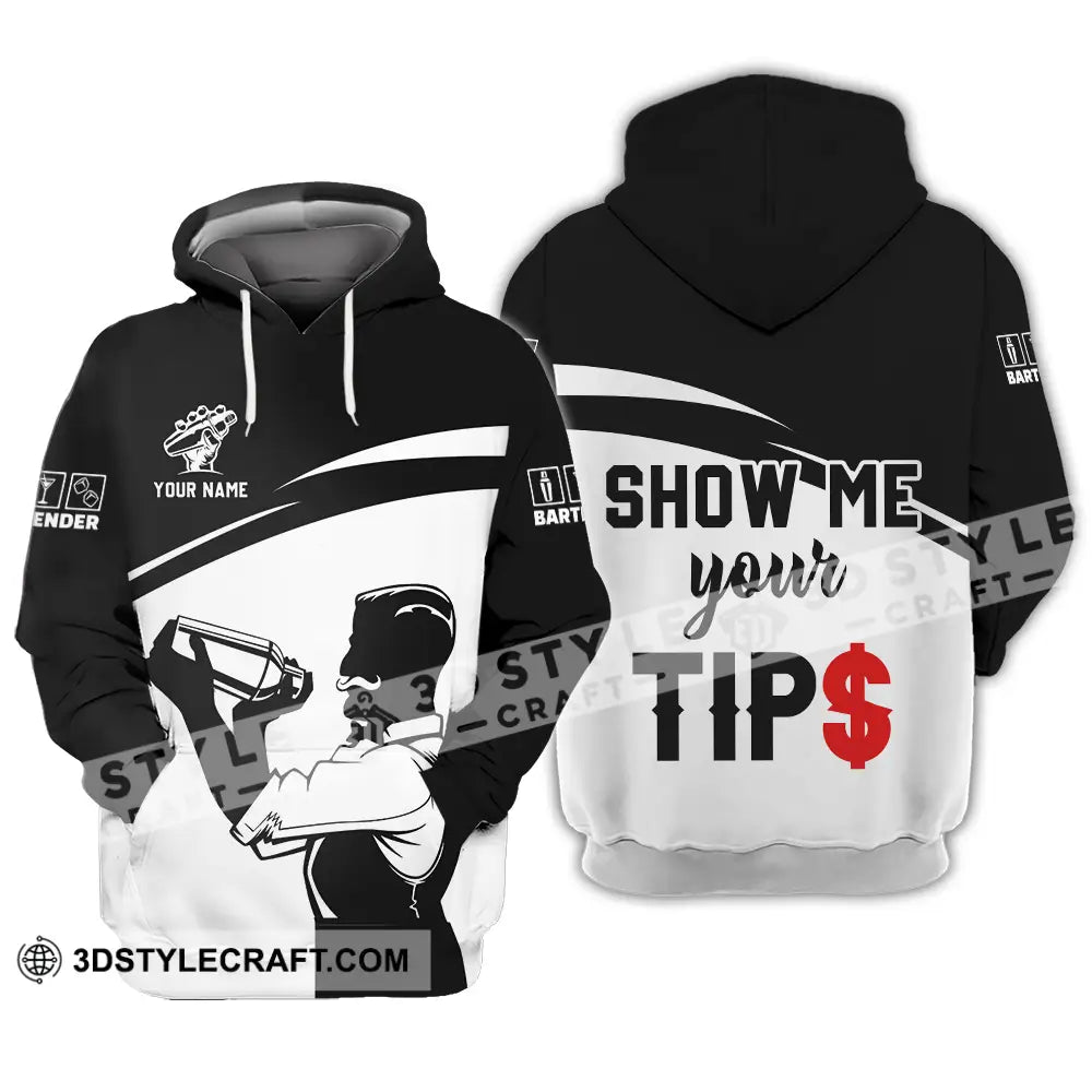 Unisex Shirt - Custom Text Shirt Show Me Your Tips Shirt Hoodie / S T-shirt