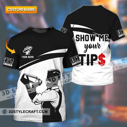 Unisex Shirt - Custom Text Shirt Show Me Your Tips Shirt T-shirt