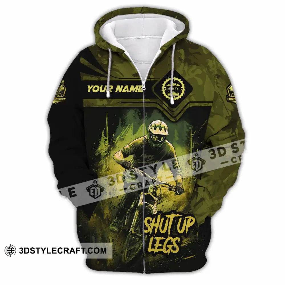 Unisex Shirt - Custom Text Shirt Shut Up Legs Zipper Hoodie / S T-shirt