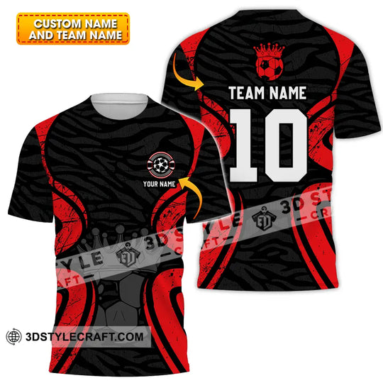 Unisex Shirt - Custom Text Shirt, Soccer Shirt style option 1