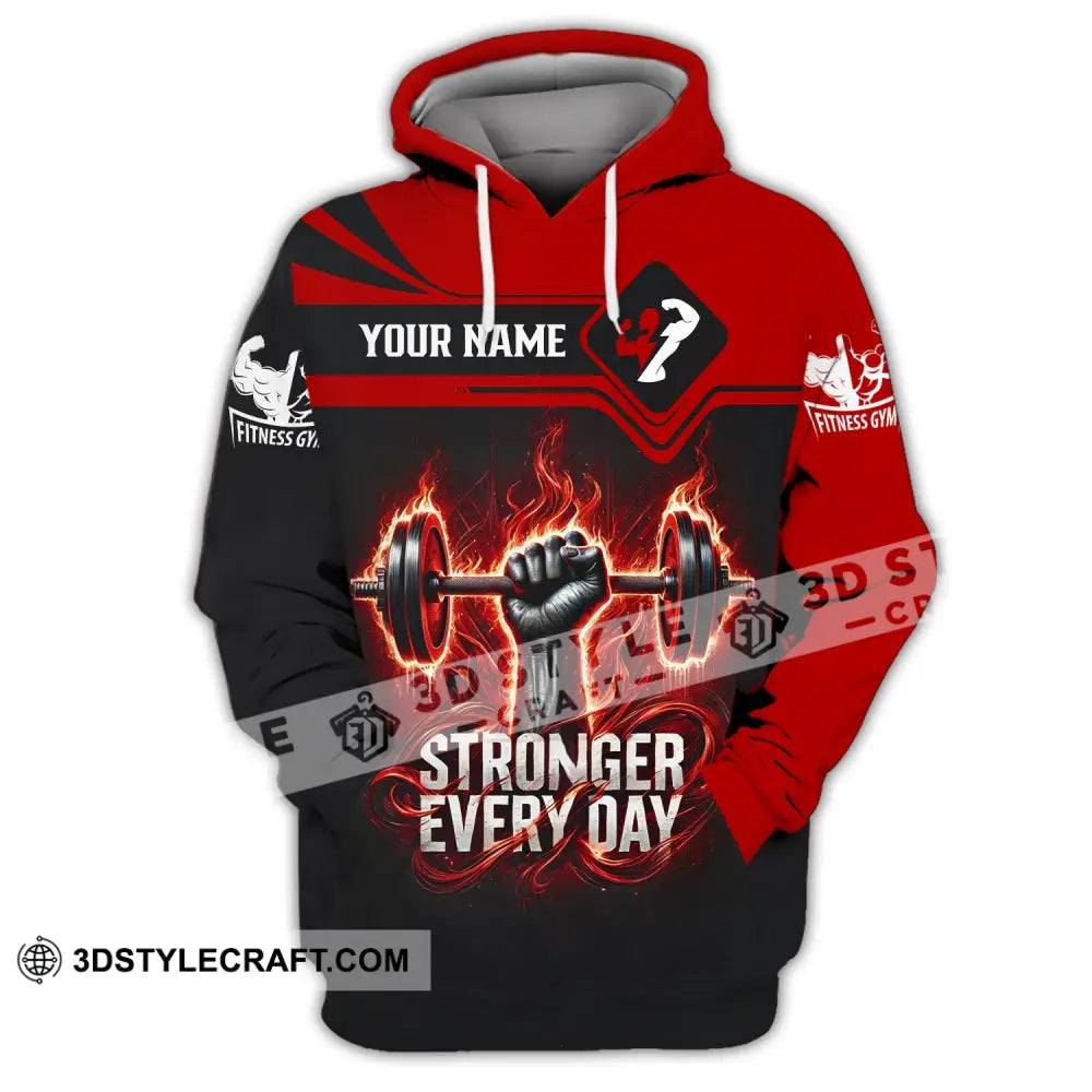 Unisex Shirt - Custom Text Stronger Everyday Hoodie / S T-Shirt