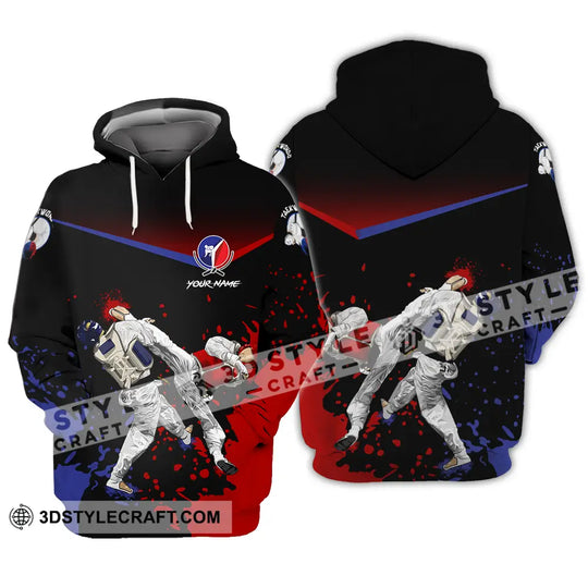 Unisex Shirt - Custom Text Shirt, Taekwondo Shirt style option 3