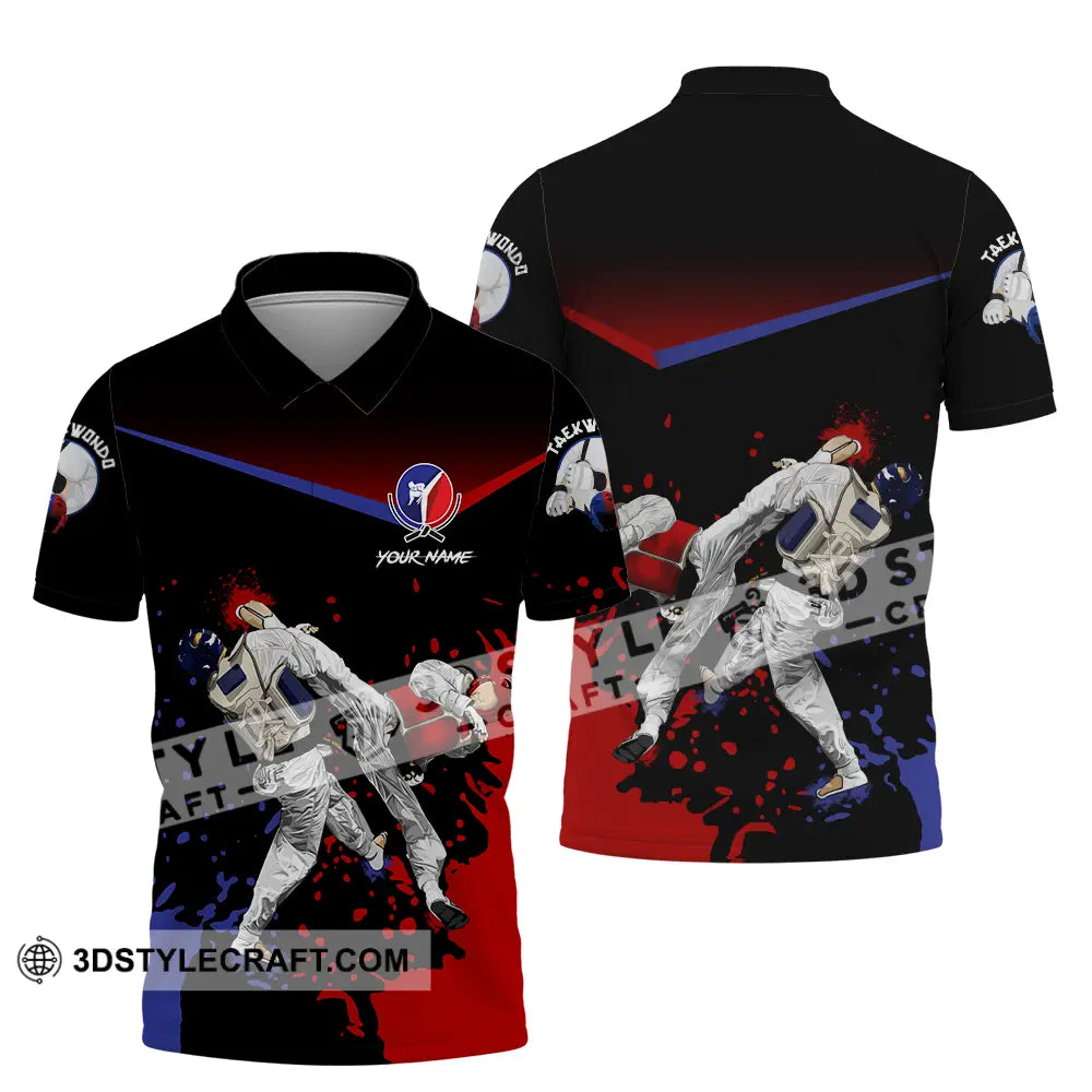 Unisex Shirt - Custom Text Shirt Taekwondo Shirt Polo Shirt / S T-shirt
