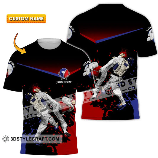 Unisex Shirt - Custom Text Shirt Taekwondo Shirt T-shirt