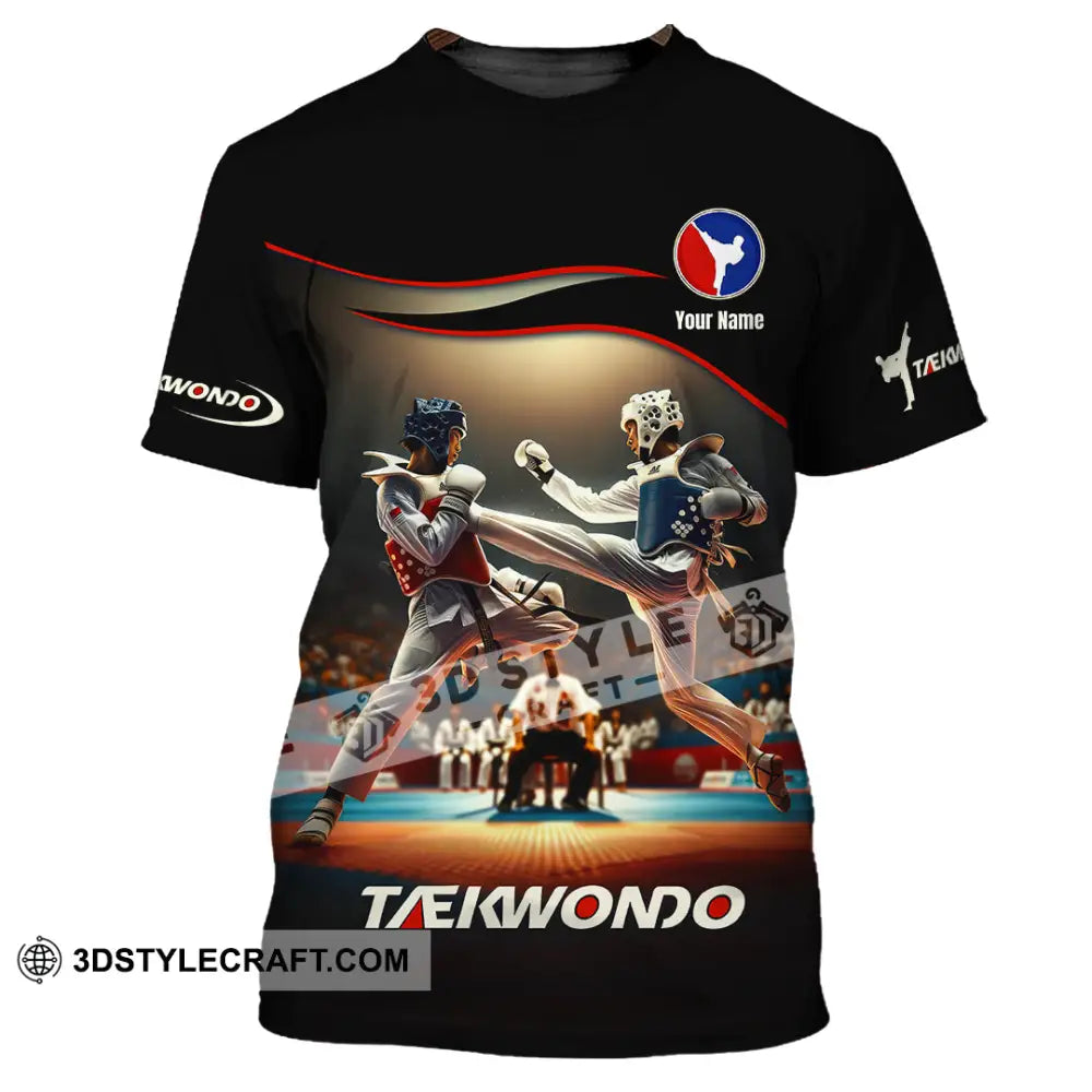 Unisex Shirt - Custom Text Shirt Taekwondo Shirt T-Shirt / S T-shirt