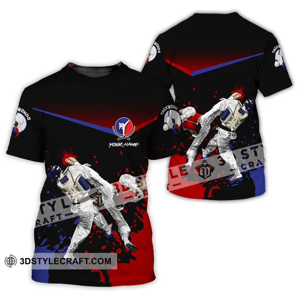 Unisex Shirt - Custom Text Shirt Taekwondo Shirt T-Shirt / S T-shirt