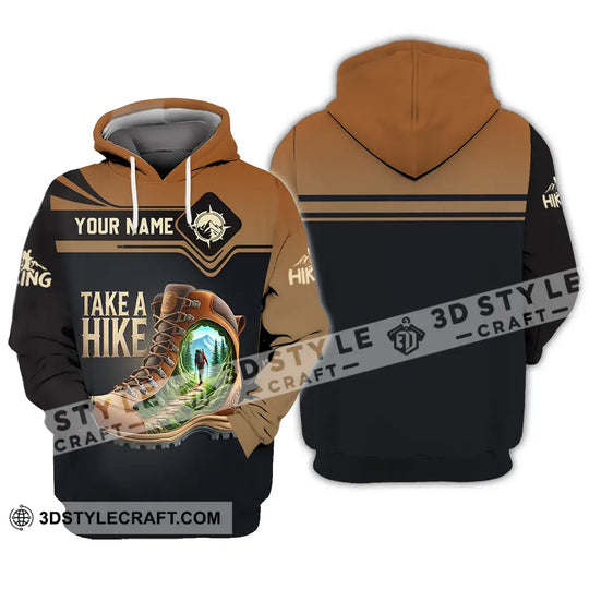 Unisex Shirt - Custom Text Shirt Take A Hike style option 3