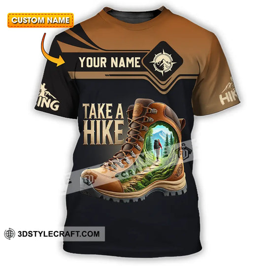 Unisex Shirt - Custom Text Shirt Take A Hike style option 1