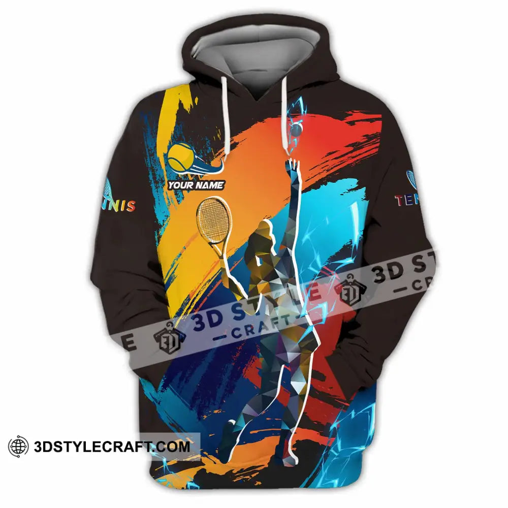 Unisex Shirt - Custom Text Shirt Tennis Shirt Hoodie / S T-shirt