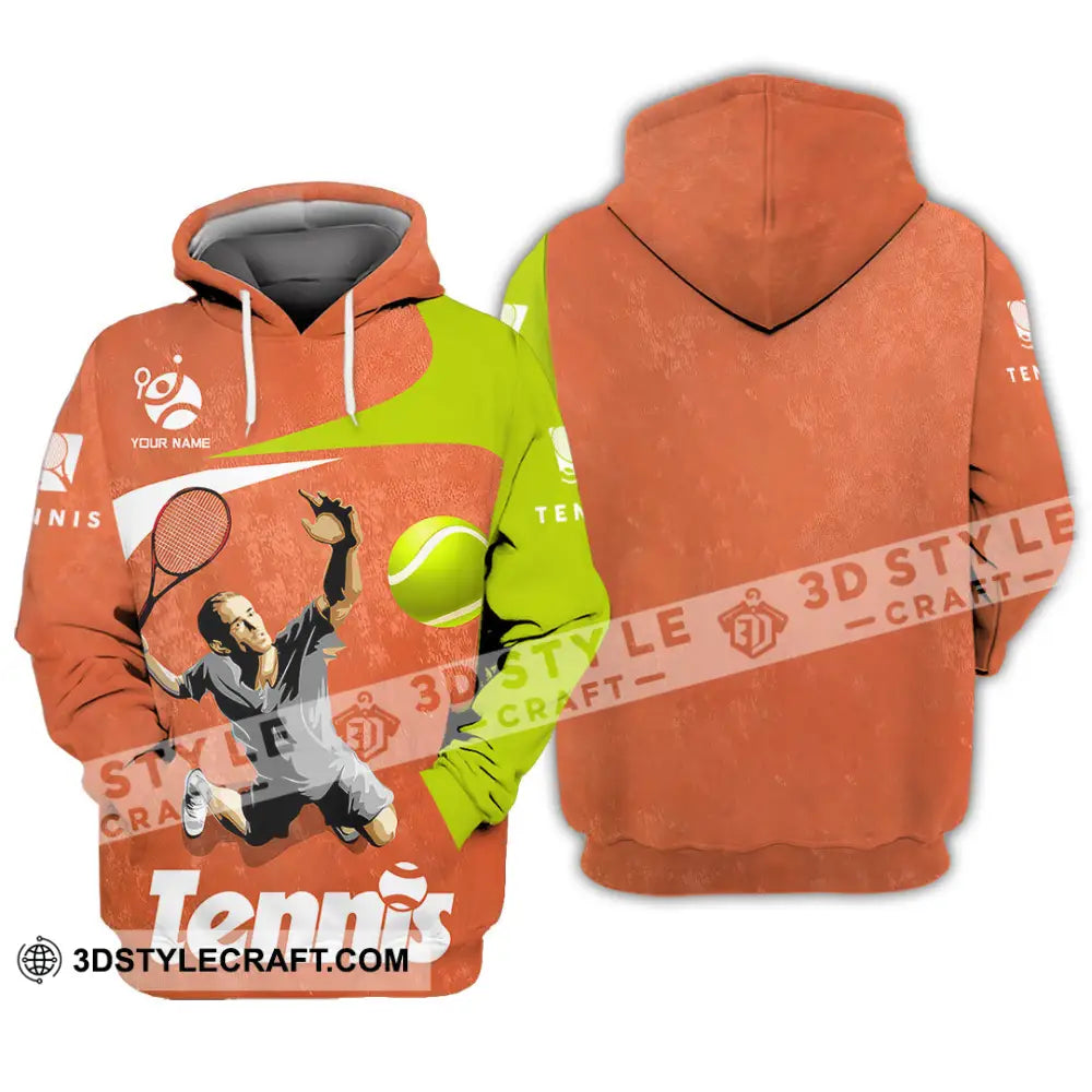 Unisex Shirt - Custom Text Shirt Tennis Hoodie / S T-shirt