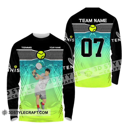 Unisex Shirt - Custom Text Shirt, Tennis Shirt style option 4