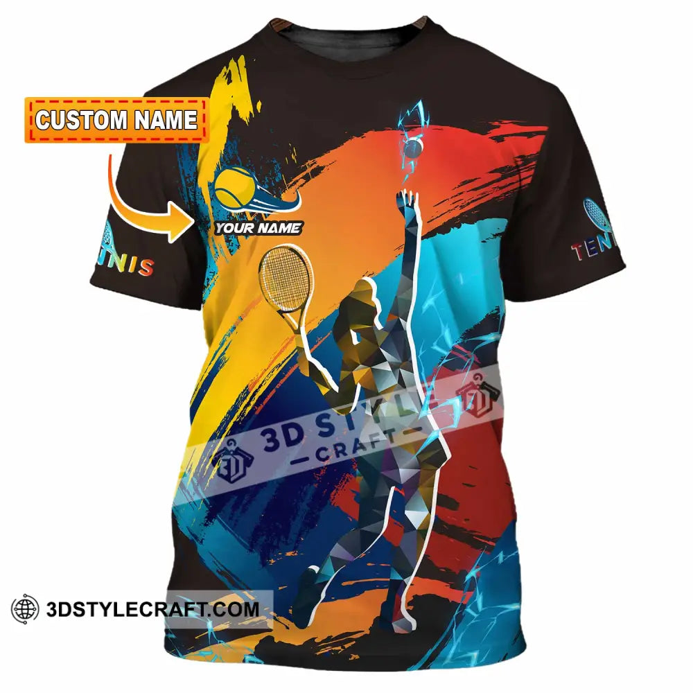 Unisex Shirt - Custom Text Shirt Tennis Shirt T-shirt