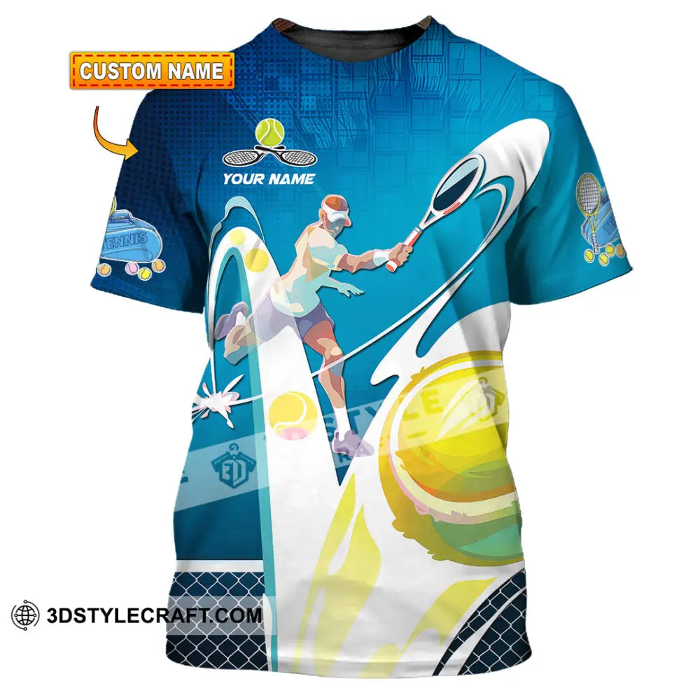 Unisex Shirt - Custom Text Shirt Tennis Shirt T-shirt