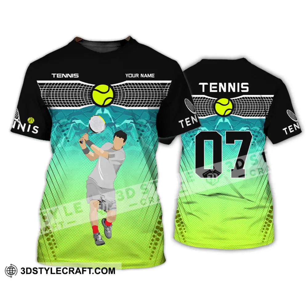 Unisex Shirt - Custom Text Shirt Tennis Shirt T-Shirt / S T-shirt