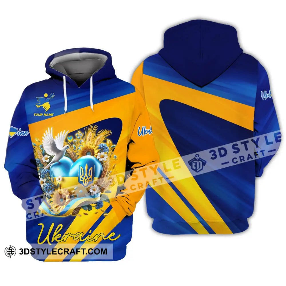 Unisex Shirt - Custom Text Shirt Ukraine Shirt Hoodie / S T-shirt