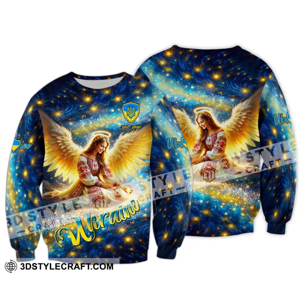 Unisex Shirt - Custom Text Shirt Ukraine Shirt Long Sleeve / S T-shirt