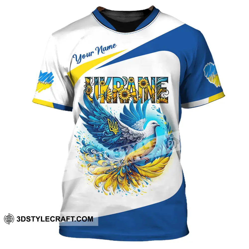 Unisex Shirt - Custom Text Shirt Ukraine Shirt T-Shirt / S T-shirt