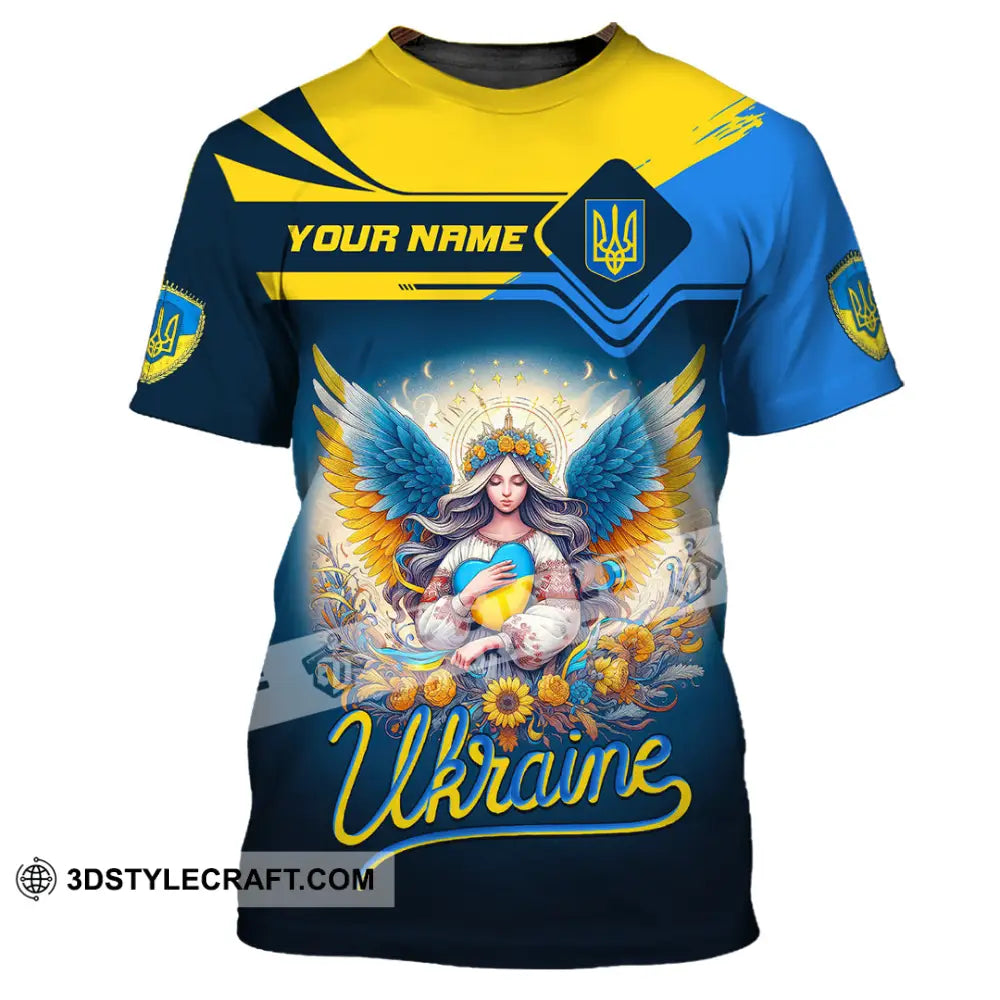 Unisex Shirt - Custom Text Shirt Ukraine Shirt T-Shirt / S T-shirt