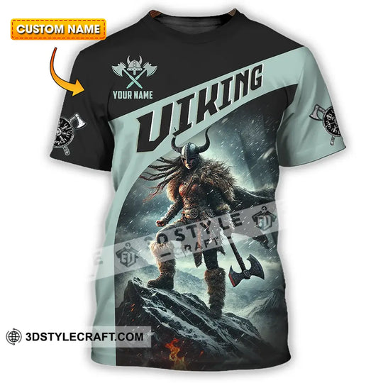 Unisex Shirt - Custom Text Shirt Viking style option 1