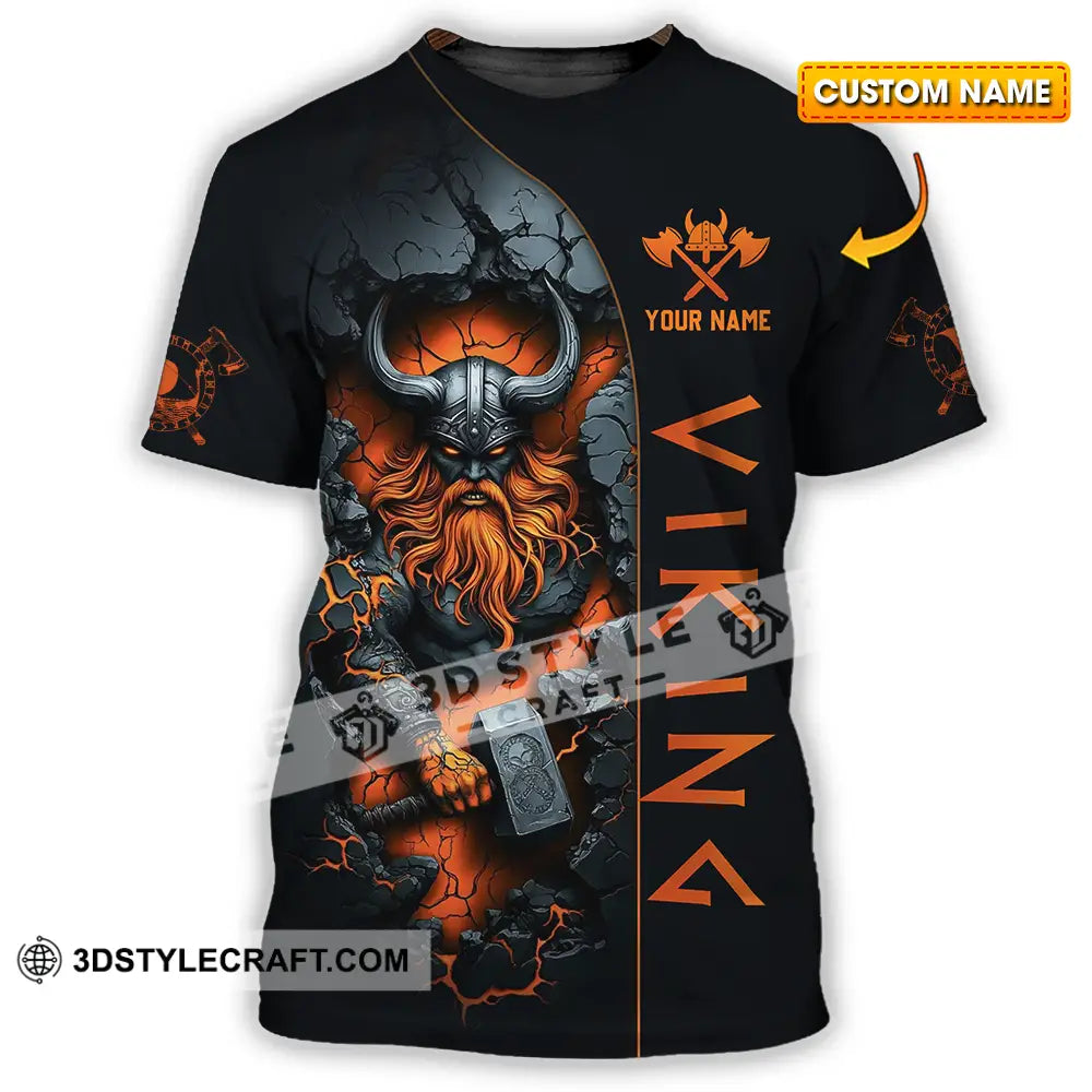 Unisex Shirt - Custom Text Viking T-Shirt