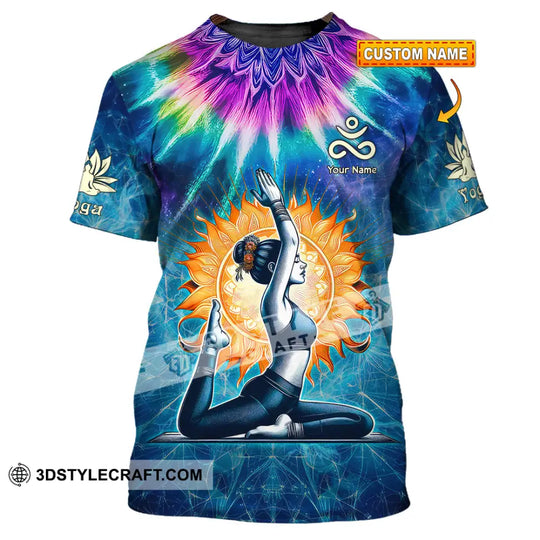 Unisex Shirt - Custom Text Yoga Shirt style option 1