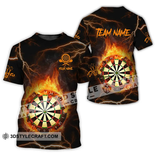 Unisex Shirt - Custom Texts Fire Darts Sport Shirt style option 2
