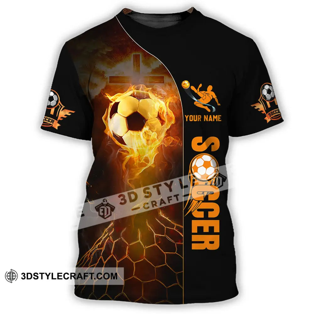 Unisex Shirt - Custom Texts Soccer T-Shirt / S T-Shirt