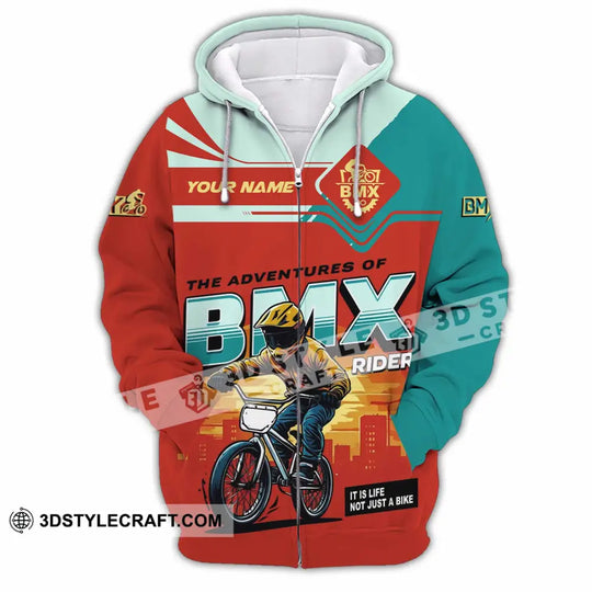 Unisex Shirt - Custom The Adventures Of BMX Rider Shirt style option 3