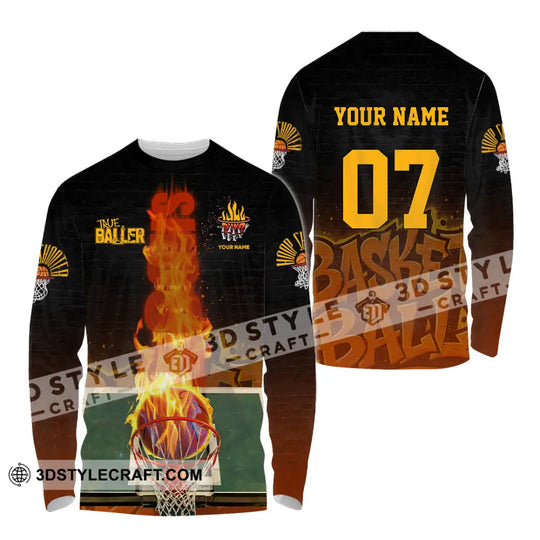 Unisex Shirt - Custom The Baller Basketball Shirt style option 4