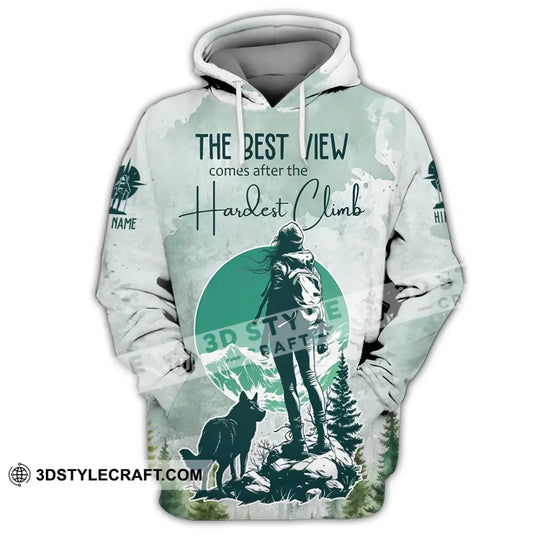 Unisex Shirt - Custom The Best View Comes After The Hardest Climb Shirt style option 3
