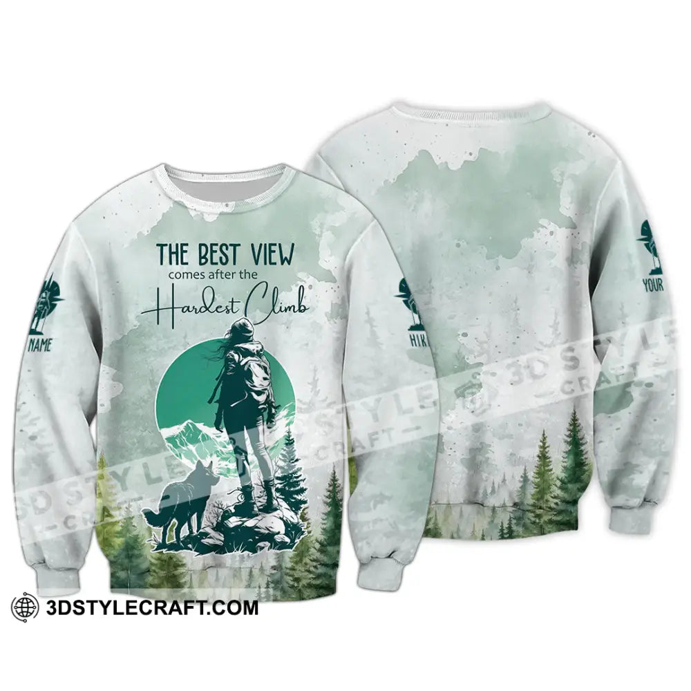 Unisex Shirt - Custom The Best View Comes After The Hardest Climb Shirt Long Sleeve / S T-shirt