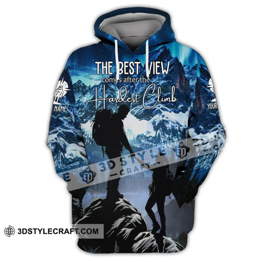 Unisex Shirt - Custom The Best View Comes After The Hardest Climb Sports Shirt style option 3