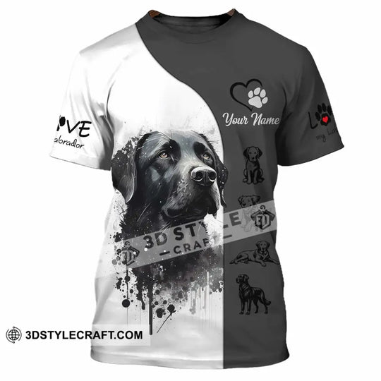 Unisex Shirt - Custom The Labrador 3D Shirt style option 4