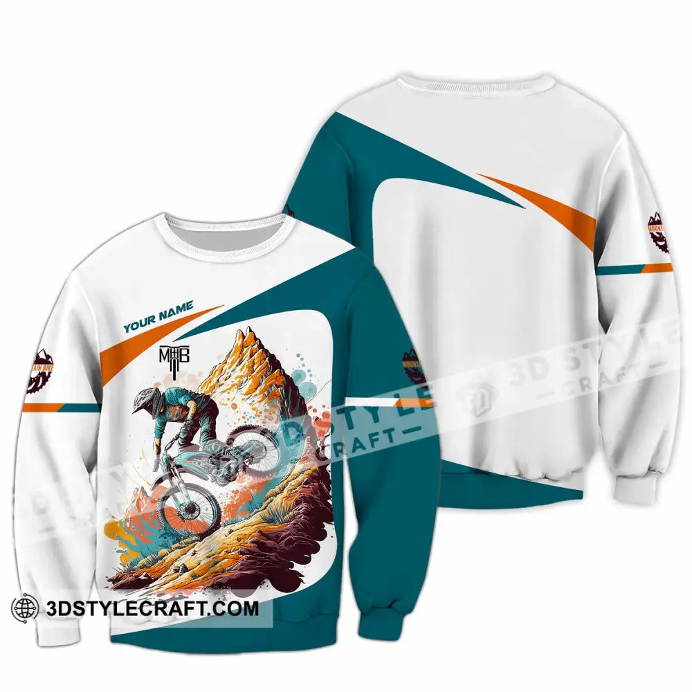 Unisex Shirt - Custom The Mountain Bike MTB Shirt Long Sleeve / S T-shirt